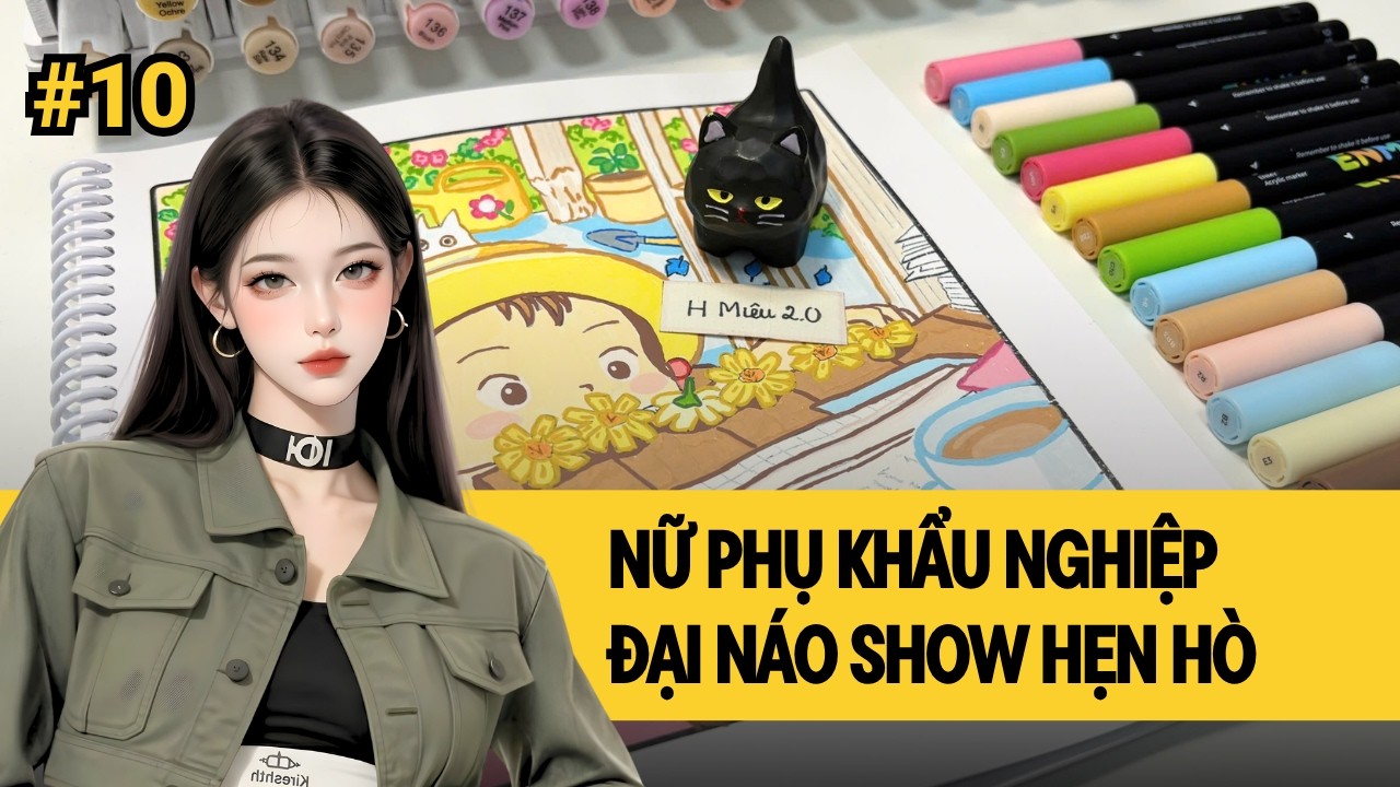 Phần 10 | NỮ PHỤ KHẨU NGHIỆP ĐẠI NÁO SHOW HẸN HÒ | Audio + Coloring