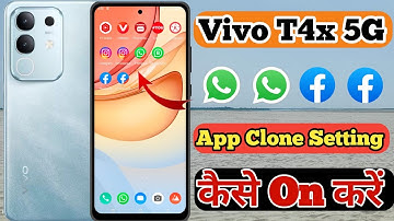 Vivo T4x 5g App Clone & Dual App Setting Kaise On Kare // How To Dual App Setting On Vivo T4x 5g