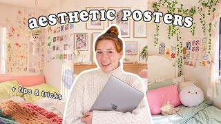 how to find cheap aesthetic posters *aesthetic poster hunt*