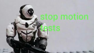 Mega construx stop motion tests