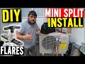 Fujitsu DIY Mini Split Install (part 4) - Flare Connections