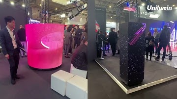 Unilumin Creative Display at 2023 ISE Show