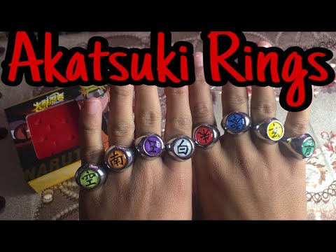 Naruto Akatsuki full rings set :Cosplay accessories : Amazon.in