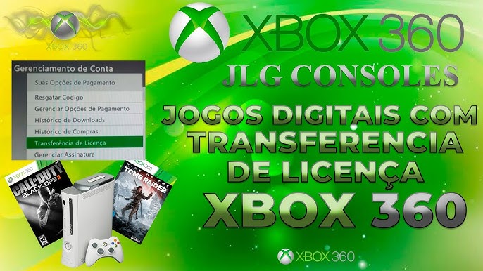 Jogos Xbox 360 transferência de Licença Mídia Digital - HYDRO