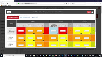 Capability Based Planning with Enterprise Evolver