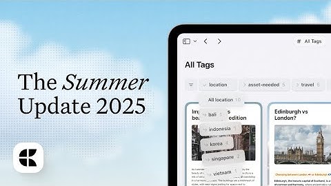 Craft 2025 Summer Release: Tags, Web Clipper, Mobile Web for Android