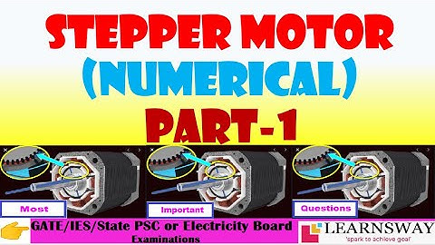 Stepper Motor Numerical Problem || Part-1