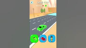 Shape shifting2 game level #4161  hyper casual game #shapeshifting  #gameplay #gaming #shortvideo...