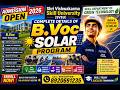SVSU Admission 2026: B.Voc Solar Technology - Fees, Eligibility &amp; Placements-Complete Details