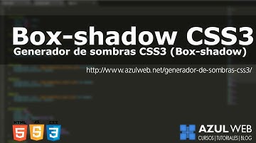 Generador de sombras CSS3 (Box-shadow)