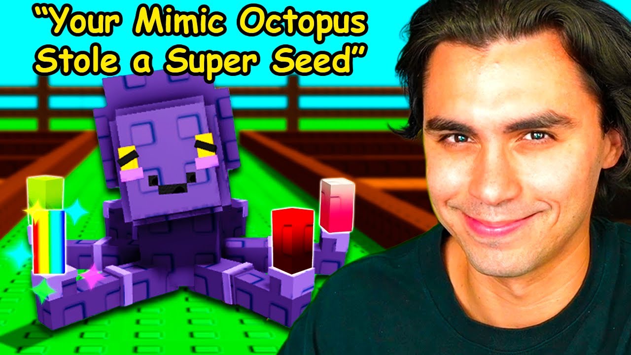 НОВИЧКОВСКИЙ АККАУНТ ТОЛЬКО С MIMIC OCTOPUS В GROW A GARDEN!