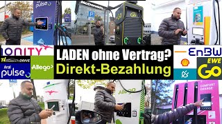 Spontan Laden Ohne Vertrag? EnBW, Aral Pulse, Ionity, Allego, Shell Recharge, Telekom, EWE Go ⚡Drive