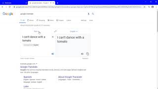i cant dance with a tomato