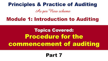 Preparation before the commencement of new audit | Part 7 | Introduction to Auditing | PPA