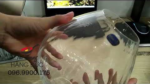 Bình hoa pha lê Bohemia WaterFall 18.5cm - Pha lê Tiệp