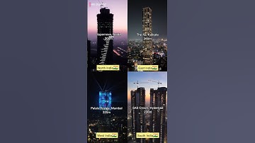 Tallest Building in all regions in India 🇮🇳 | Supernova, Palais Royale, The 42, SAS Crown #india