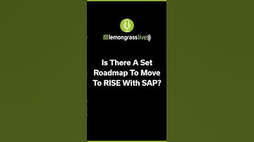 Is There a Set Roadmap to Move to RISE with SAP? | Lemongrass Live