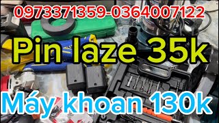 Pin laze máy khoan máy mài dây điện bơm tõm pin, điện máy khoan ổ điện phích cắm 10k