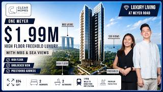 One Meyer | Freehold 2-Bedder | Right Beside Katong Park MRT | Unblocked Views | $1.99M