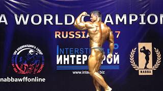 Evgeny Lobanov - Евгений Лобанов - Class 2 - Prejudging - NABBA World Championship 2017
