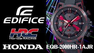 CASIO EDIFICE EQB-2000HR-1AJR Honda Racingコラボレーションモデル　2022年9月発売新製品