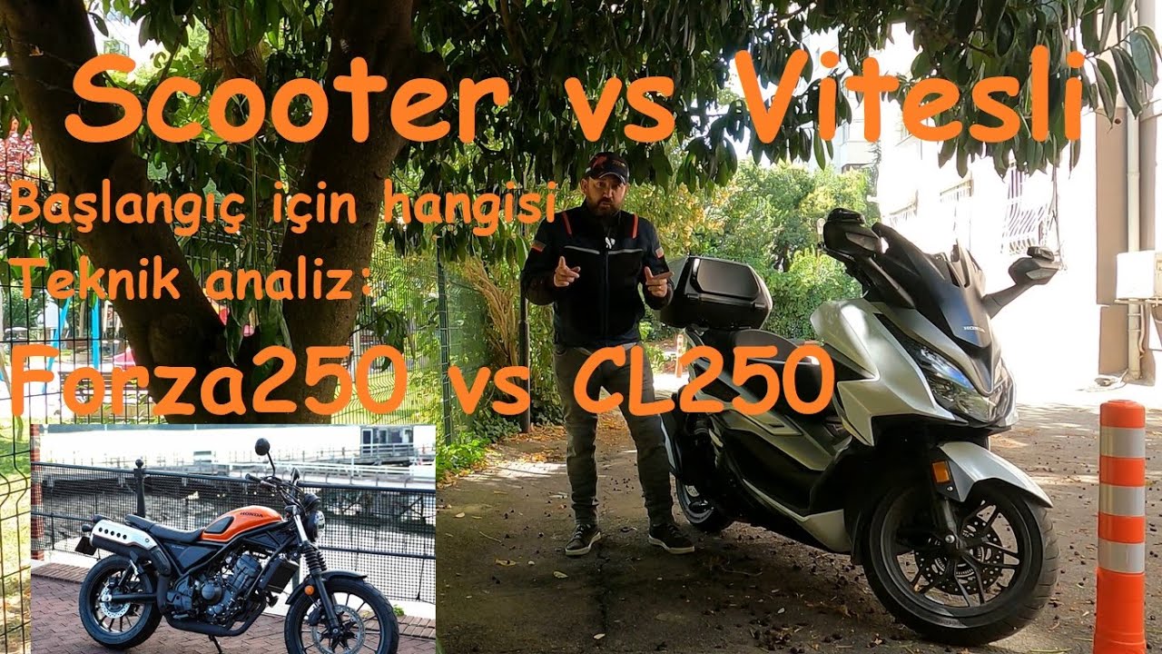 Honda CL250 vs. Honda Forza250 | Teknik analiz, artılar, eksiler
