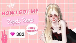 Zepeto Tutorial: How I got my Zepeto Zems | Easy Tutorial screenshot 5
