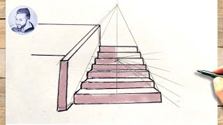Comment Dessiner Un Escalier De Face En Perspective