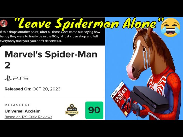 Spider-man metacritic score dropped😱 : r/SpidermanPS4