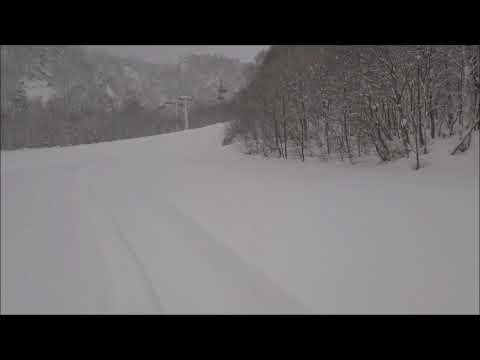 札幌国際スキー場朝一動画　2020 12 19