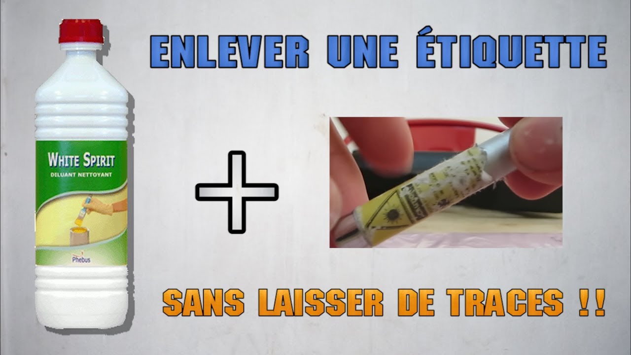 TUTO Enlever une étiquette SANS LAISSER DE TRACES