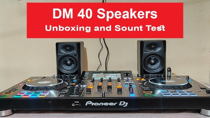 Pioneer DJ DM-40D Monitor Speakers Review -- DJ/Producer switch? - YouTube