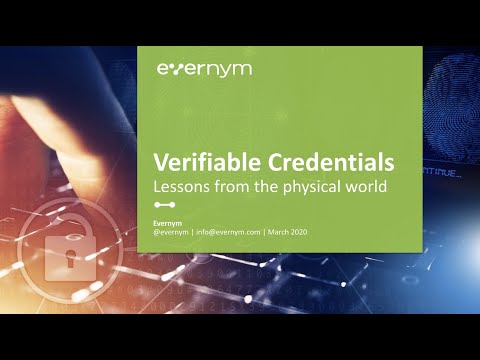 Verifiable Credentials in