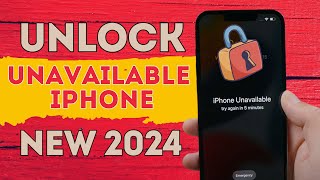 How To Unlock Unavailable & Disabled iPhone  Without Passcode 2024 ✅