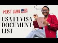 US F1 VISA INTERVIEW CHECKLIST | IMPORTANT DOCUMENTS TO TAKE | MUST WATCH |