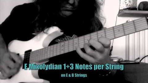 Roberto Vanni: Mixolydian Sequences with Legato & Alternate Picking