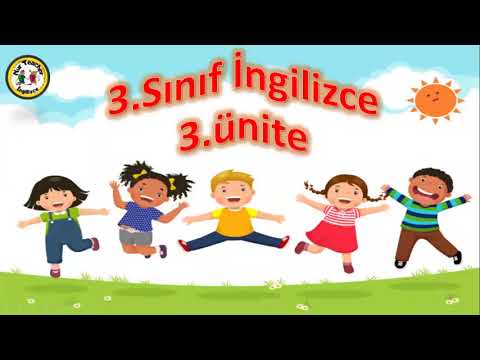 3.sınıf ingilizce 3.ünite kelimeleri ve anlamları