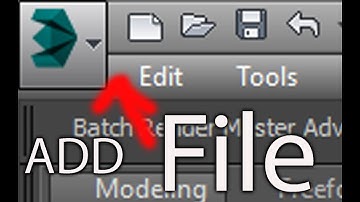 3dsmax File menu missing solved