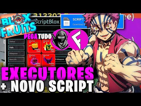 UPDATEE!! 😱 EXECUTOR FLUXUS ATUALIZADO + SCRIPT BLOX FRUITS🍎PRA CELULAR📲 e PC💻!PEGANDO TUDO!