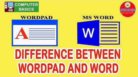 Difference Between Wordpad and MS Word |wordpad vs   ms word| Computer Code Guard Channel
