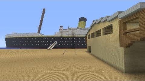 Minecraft Shipyard Update  - R.M.S Celtic UPDATED