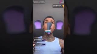 NLE Choppa Be Forgetting He’s A Gangster On Live 😭#shortsfeed #viralvideo