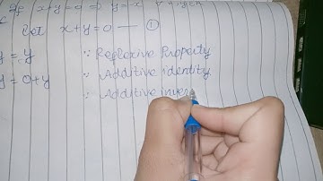 Lecture 6: if x+y=0 then y=-x , where x,y,z£R
