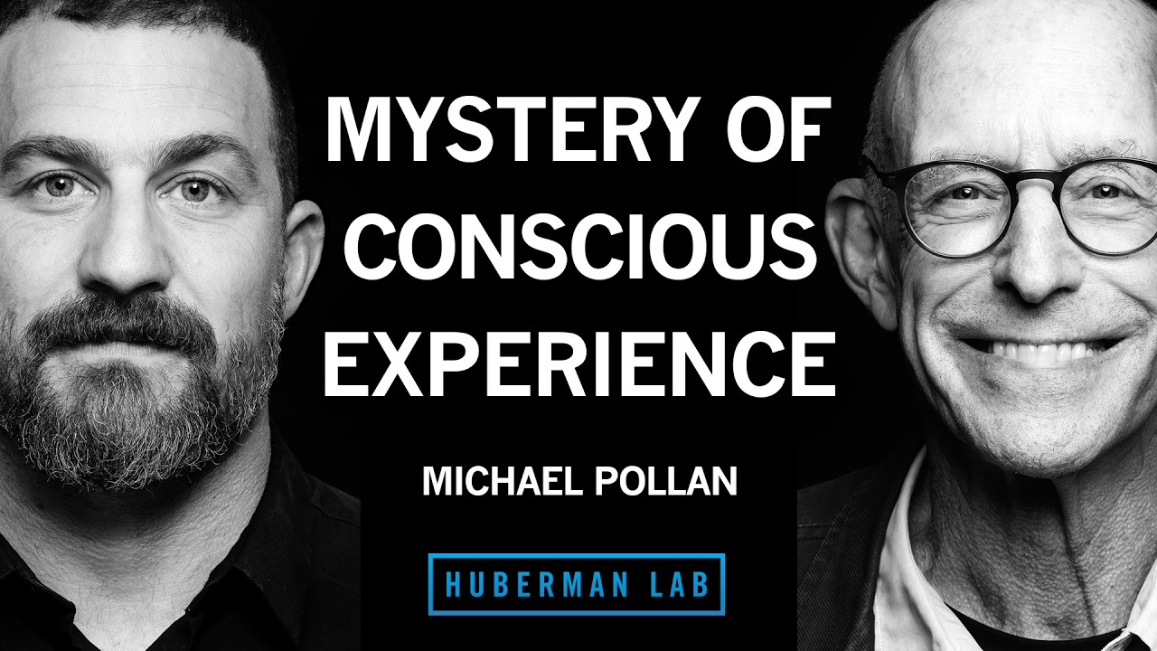 Michael Pollan is a renowned author, journalist and professor at UC Berkeley. He is best known for his influential works on how humans and plants have shaped each other at the level of food, medicine, health, and culture. In this episode we discuss consciousness—what it is and how the recognition between our self vs others contributes to-- but also can impair, certain aspects of conscious experience. We discuss psychedelics, the microbiome, caffeine, and how the unconscious dialogue between our body and brain impacts our thoughts and feelings. Pollan offers a hopeful perspective on how our relationship with plants and animals – including other humans, can lead us to a healthier, and far richer experience of life.Show notes: https://go.hubermanlab.com/XLRVeiPThank you to our sponsors
AG1: https://drinkag1.com/huberman
Eight Sleep: https://eightsleep.com/huberman
Function: https://functionhealth.com/huberman
Mateina: https://drinkmateina.com
Rorra: https://rorra.com/hubermanHuberman Lab
Website: https://www.hubermanlab.com
Instagram: https://www.instagram.com/hubermanlab
Threads: https://www.threads.net/@hubermanlab
X: https://x.com/hubermanlab
Facebook: https://www.facebook.com/hubermanlab
TikTok: https://www.tiktok.com/@hubermanlab
LinkedIn: https://www.linkedin.com/in/andrew-hubermanMichael Pollan
Website: https://michaelpollan.com
Books: https://amzn.to/4rAG20g
Newsletter: https://michaelpollan.substack.com
Academic Profile: https://journalism.berkeley.edu/person/pollan
X: https://x.com/michaelpollan
Facebook: https://www.facebook.com/people/Michael-Pollan/100044521082777
Instagram: https://www.instagram.com/michael.pollan
Threads: https://www.threads.com/@michael.pollanTimestamps
00:00:00 Michael Pollan
00:02:50 Wendell Berry, Nature
00:06:30 Consciousness; Sentience
00:10:04 Environmental Response, Plant Intelligence; Self-Recognition
00:13:52 Sponsors: Eight Sleep & Rorra
00:20:49 Plants, Communication, Sentience, Symbiosis
00:27:37 Self-Awareness, Time; Xenobots, Instinct
00:34:32 Microbiome, Influence & Symbiosis
00:40:28 Meaning; Cortex vs Brain Stem, Homeostatic Feelings
00:47:17 Sponsor: AG1
00:48:36 Body & Brain Communication, Vagus Nerve
00:57:21 Collective Consciousness, Psychedelics, Ego, Awe
01:08:14 Filter Theories of Consciousness
01:13:28 Sponsor: Function
01:15:06 AI, Consciousness, Feelings; Memory; Quantum Effects
01:21:27 Childhood, Gardening, Interacting with Nature
01:27:08 Hope, Nature & Agency, Food Industry
01:32:21 Advocacy, Psychedelics, Food Industry
01:39:50 Sponsor: Mateina
01:44:52 Psychedelics, Ibogaine, Veterans, Politics; MDMA, Psilocybin; Risk
01:52:18 Caffeine, Caffeine Fast, Health Benefits
02:00:21 Zero-Cost Support, YouTube, Spotify & Apple Follow, Reviews & Feedback, Sponsors, Protocols Book, Social Media, Neural Network NewsletterDisclaimer & Disclosures: https://www.hubermanlab.com/disclaimer