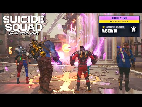 Mastery Level 10 Incursion | Suicide Squad: Kill The Justice League Trophy Guide [4K 60ᶠᵖˢ ✔]