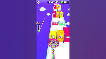 Layer man run 3D🌈🌈🌈 /31 max all levels walkthrough IOS ANDROID #asmr #asmrgame #shots