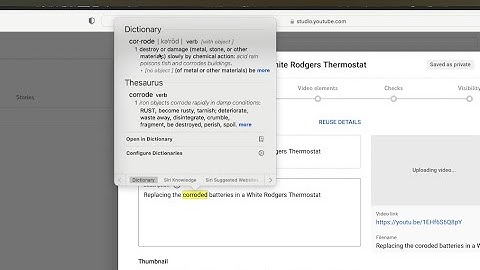 How to use the Quick Dictionary feature on iMac Desktop