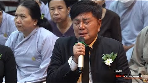 Nghệ sĩ Châu Thanh bật khóc chia sẻ kỷ niệm tình thầy trò với nghệ sĩ Diệp Lang