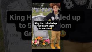 King Harris Pulled Up To 50 Cent Mom Gravesite 😳 #shorts #50cent