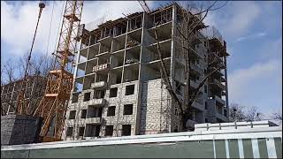 4 марта 2024 г.Мариуполь, строительство двух новых домов.